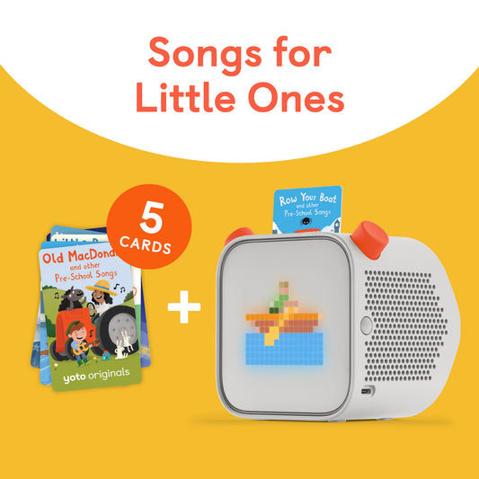 Yoto Player + Pre School Songs Bundle